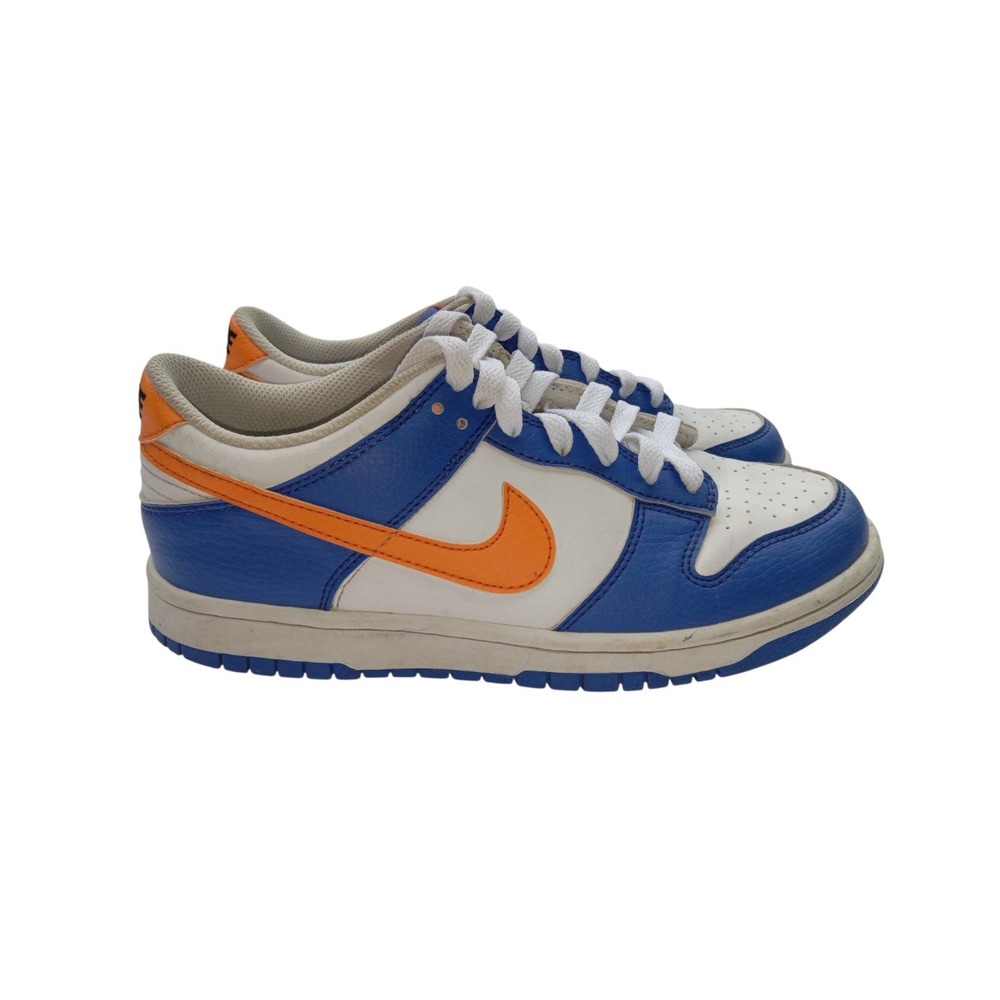 Nike Dunk Low Top GS Youth Blue And Orange Kids Sneakers Shoes Size 6.5 Y